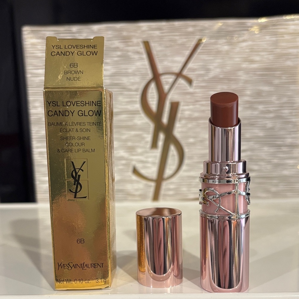 Yves Saint Laurent Candy Glow Loveshine Lip Balm - 6B Brown Nude